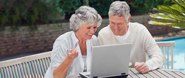 older couple shopping around for insurance